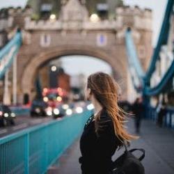 Horny girl in the summer in London